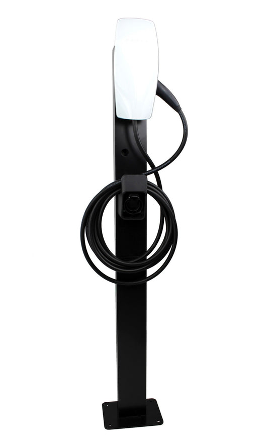 Poteau de fixation pour Tesla Wall Connector Gen 3 – Acier thermolaqué